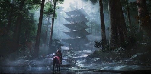 beifongkendo: Concept art for upcoming game ‘Ghost of Tsushima’ (Sony).