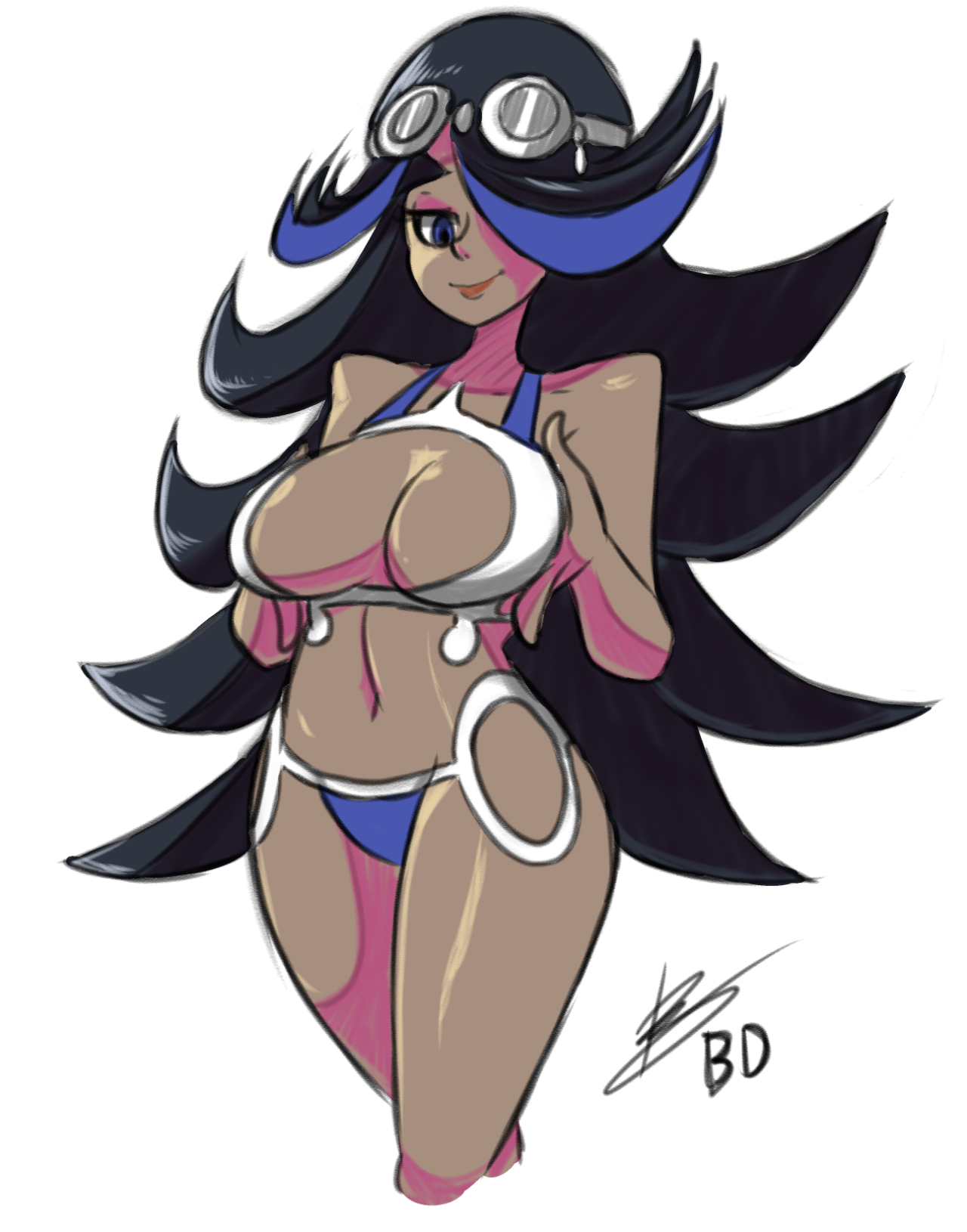 grimphantom:  bigdead93:  Quickie Shelly before finishing up a commission.  I looked