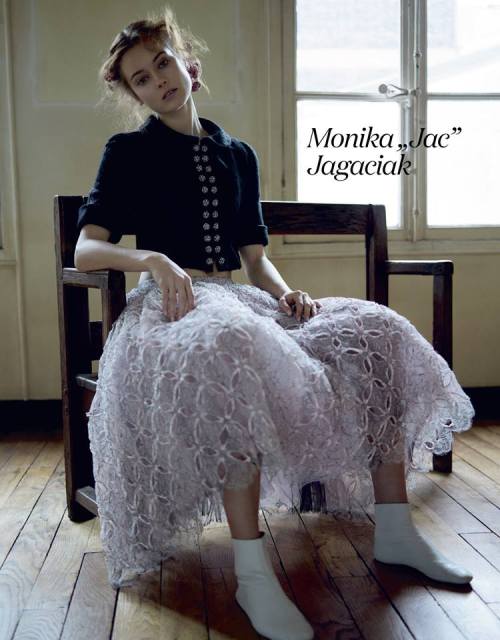 Polish models Małgosia Bela, Magdalena Frąckowiak and Monika Jagaciak featured in “Women in Ch