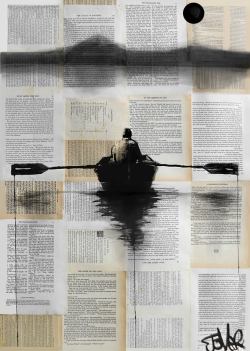 louijover:  the crossinghttp://www.saatchiart.com/art/Drawing-the-crossing/284005/2386334/view