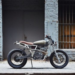 ironandair:  Gnarly XR650 “Cabin Fever”