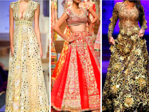 thebrowngirlguide:  India Bridal Fashion Week 2015 - Abu Jani &amp; Sandeep Khosla