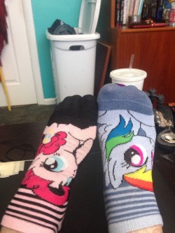 I thought you might appreciate my sock choices today!(princess-of-the-corner)WHATGIMME THOSE