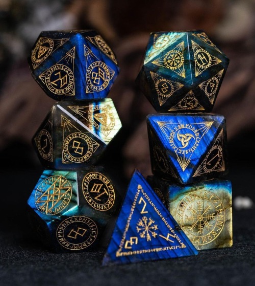 sosuperawesome:Nordic Style Dice SetsURWizards on Etsy