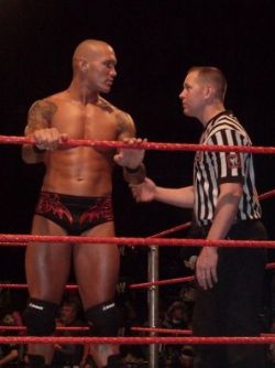 randalkins:  Favorite Randy Orton Picture 9/??   I think Randy is about to show the ref who&rsquo;s really in charge