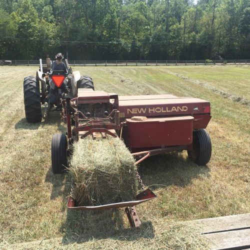 It was a busy day but nothing beats getting hay in the barn 35 minutes before the rain hits #farm #h