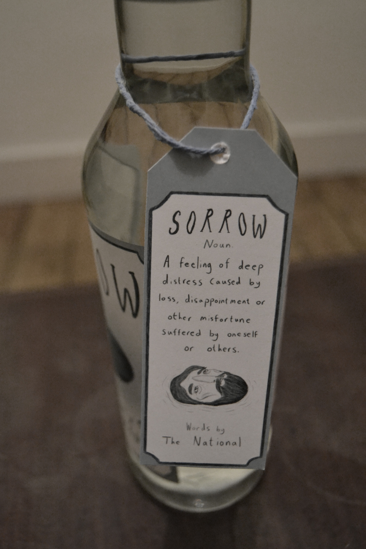 wasp-nest:  idneverdreamofit:  I made a design for a bottle of gin based on the song