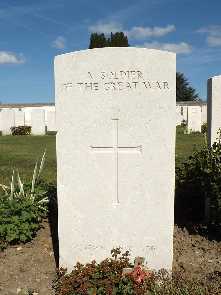 Great War cemeteries and memorials in Flanders“The Brooding Soldier” memorial