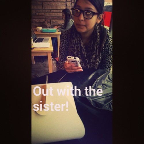 Hanging out with the sister. #sister #Frenchpatisserie #sister #adventures