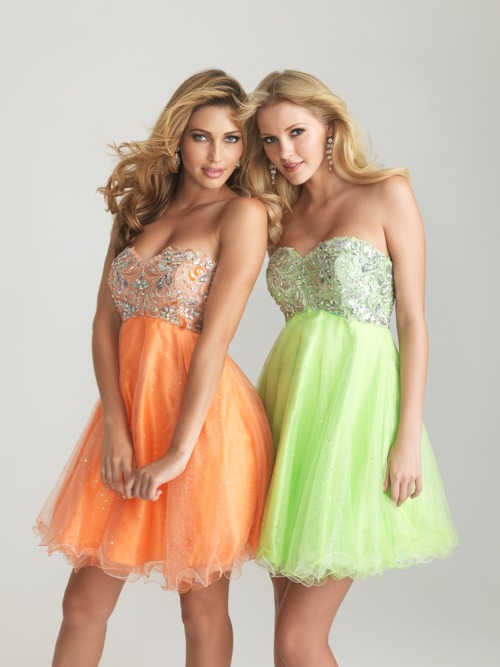 kissthedress:2013 Short Ball Gowns Prom Dresses Collection from NightMoves by Allure! Custom you lov