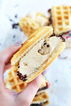 foodffs:  Belgian Waffle Ice Cream SandwichesFollow