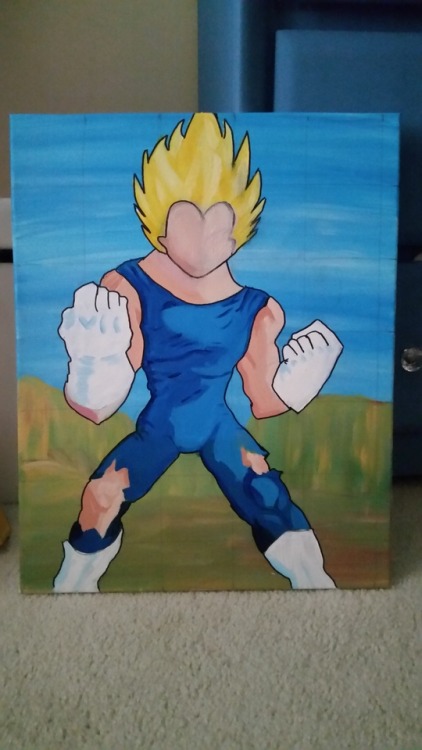 awkwardvegetaphotos: ithinkimanindieblog:Anyone wanna buy this Awesome art!I had to add a face to it