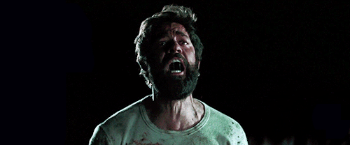 bruce-wayne:“When me and John have a fight as father and daughter in sign language early in the film