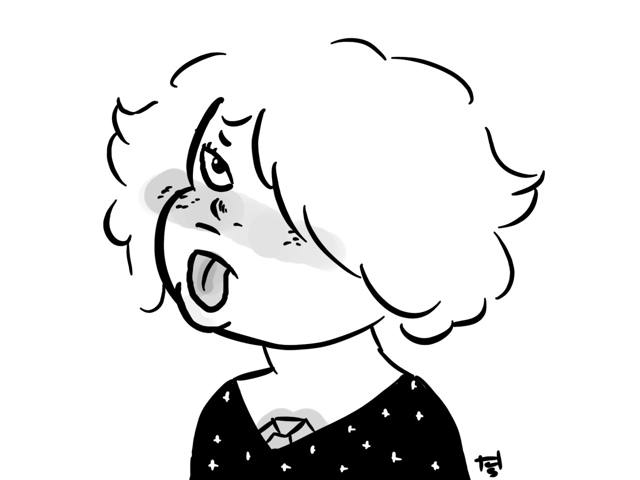 zelly-salmono:  I needed a break from work… And smol Ameythyst happened   •ω•