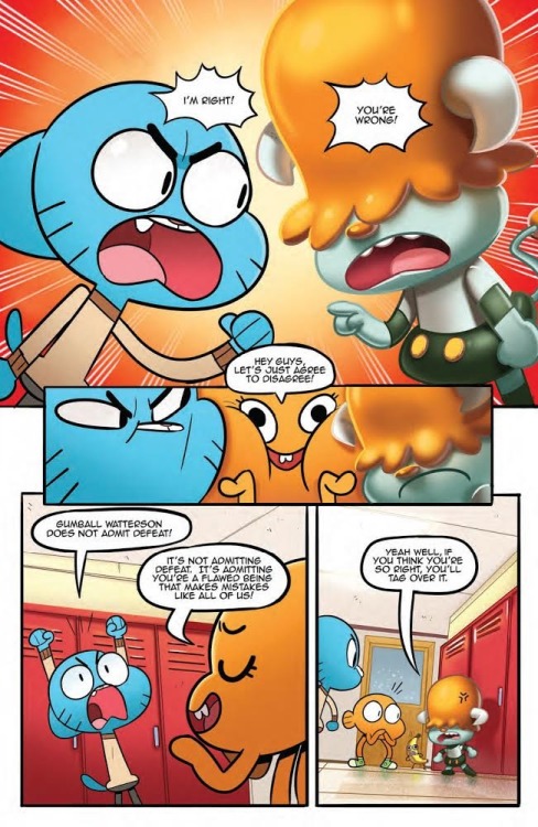 out-of-my-interest: Preview for the much-delayed Gumball comic