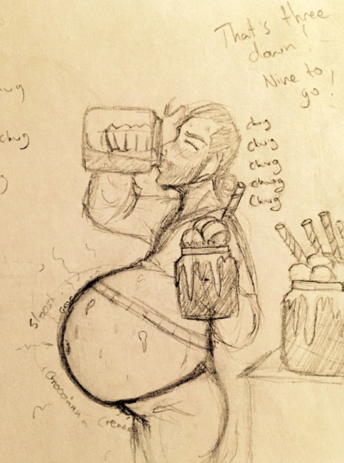 thinasarail:Will’s been stuffing himself all day. Time for the final stretch, the 12 mason jar
