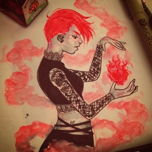 October is @inktobertime ! 31 days, 31 ink drawings, one every day! For this  year’s 