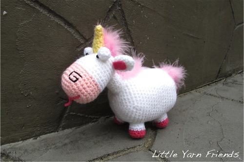 Little Yarn Friends • Crochet Pattern: Lil' Fluffy Unicorn (Despicable