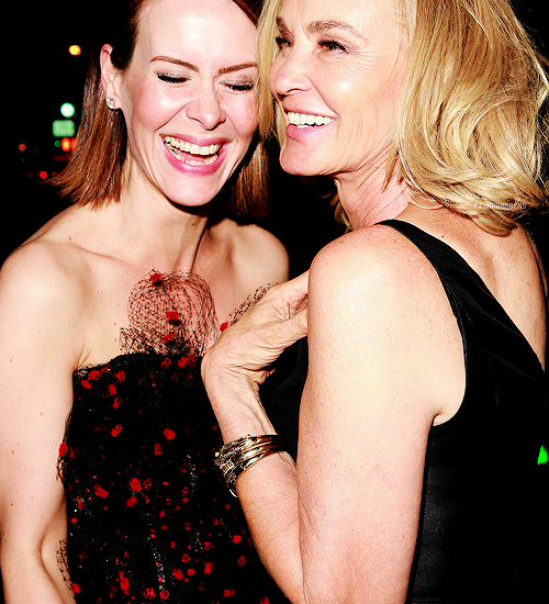  Sarah Paulson & Jessica Lange | 2014 Emmy Award Nominee Celebration 