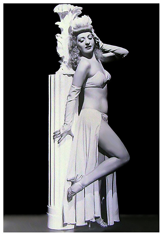 burleskateer: Tirza Vintage 40’s-era promo photo taken before she become famous