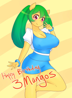 jonfawkes:  Happy Birthday @3mangos! 