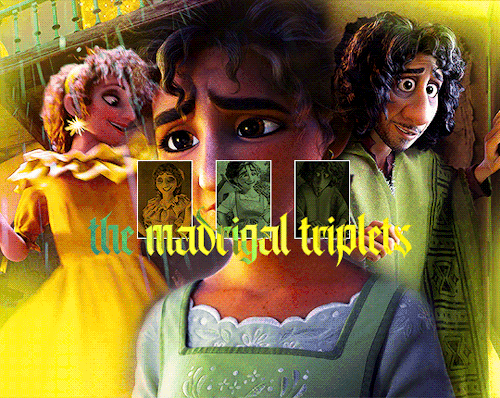 miirabel:the madrigals + good things come in threes 