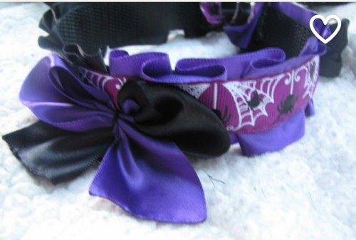 nikkilee5489: Black and purple harley quin spider bondage proof halloween collar 16$ Coupon SUPRISE