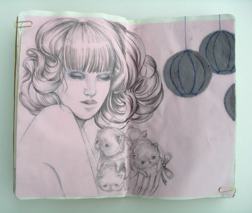 lohrien:  Sketchbook Project - Illustrations by Marjolein Caljouw part II (part I)