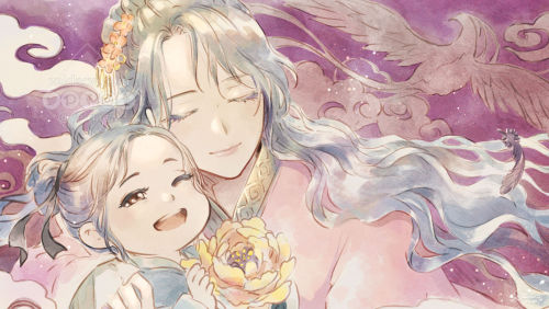  Once // Baby Mo XuanYu and Mother *Month of May 4K wallpaper Patreon reward.