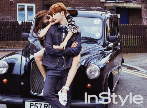 pienocchio:             Lee Jong Suk & Park Shin Hye in London for Instyle magazine          #dead