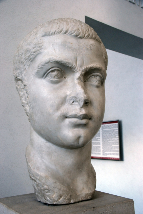 Emperor Gordian III. From Ostia. 238-244 AD. Marble. Museo nazionale romano - Palazzo Massimo.myglyp