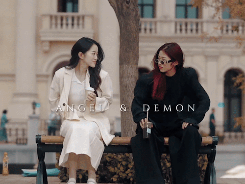 Featuring: (f!Aziraphale), Whisper (f!Crowley)