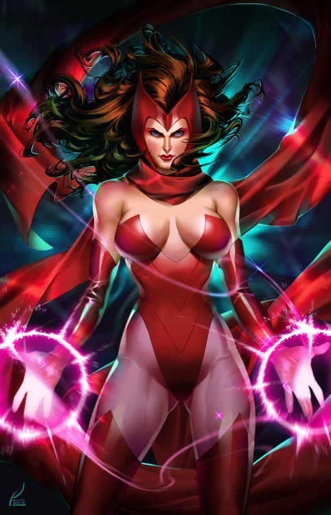 ladiesofmarveldc: Scarlet Witch by ~kevinTUT