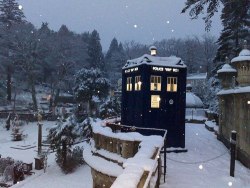 twiceuponadecember:  snowflake-e:  Doctor Who and the T.A.R.D.I.S. | via Facebook on We Heart It. http://weheartit.com/entry/86870081/via/veruu_hoblinka  