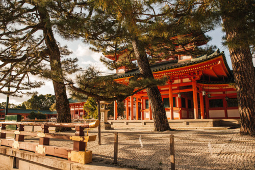 Tuesday 3rd October 2017. 16:00 Kyoto Japan.Heian-jingu Shrine’s gardens will always be one of my fa