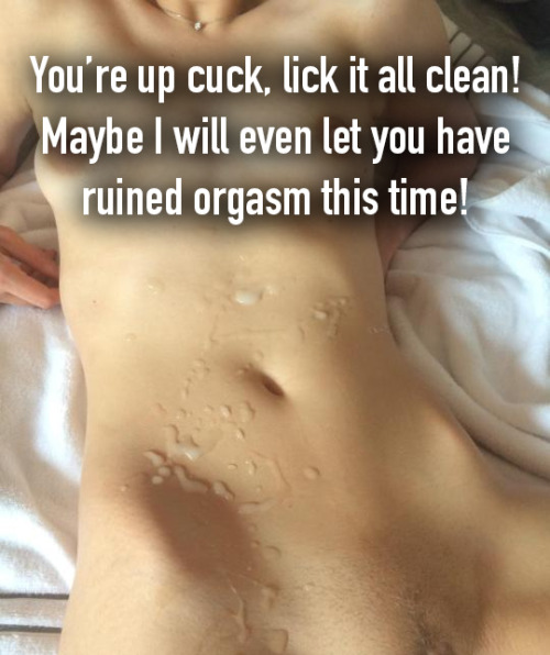 smallpeniswanabecuck: You don’t have to tempt me. I will lick you clean every time… him