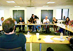 theclevertimelord:  matt smith reading his last lines as the doctor for the first