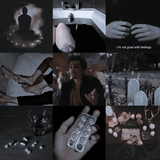 Way too many moodboards. — TUA moodboard: Klaus Hargreeves