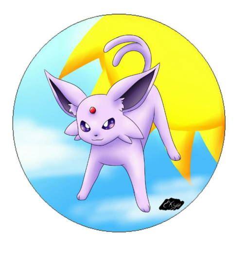 My 1st official sticker set! The eeveelutions They are on sale! 2" diameter stickers, $1.00 eac