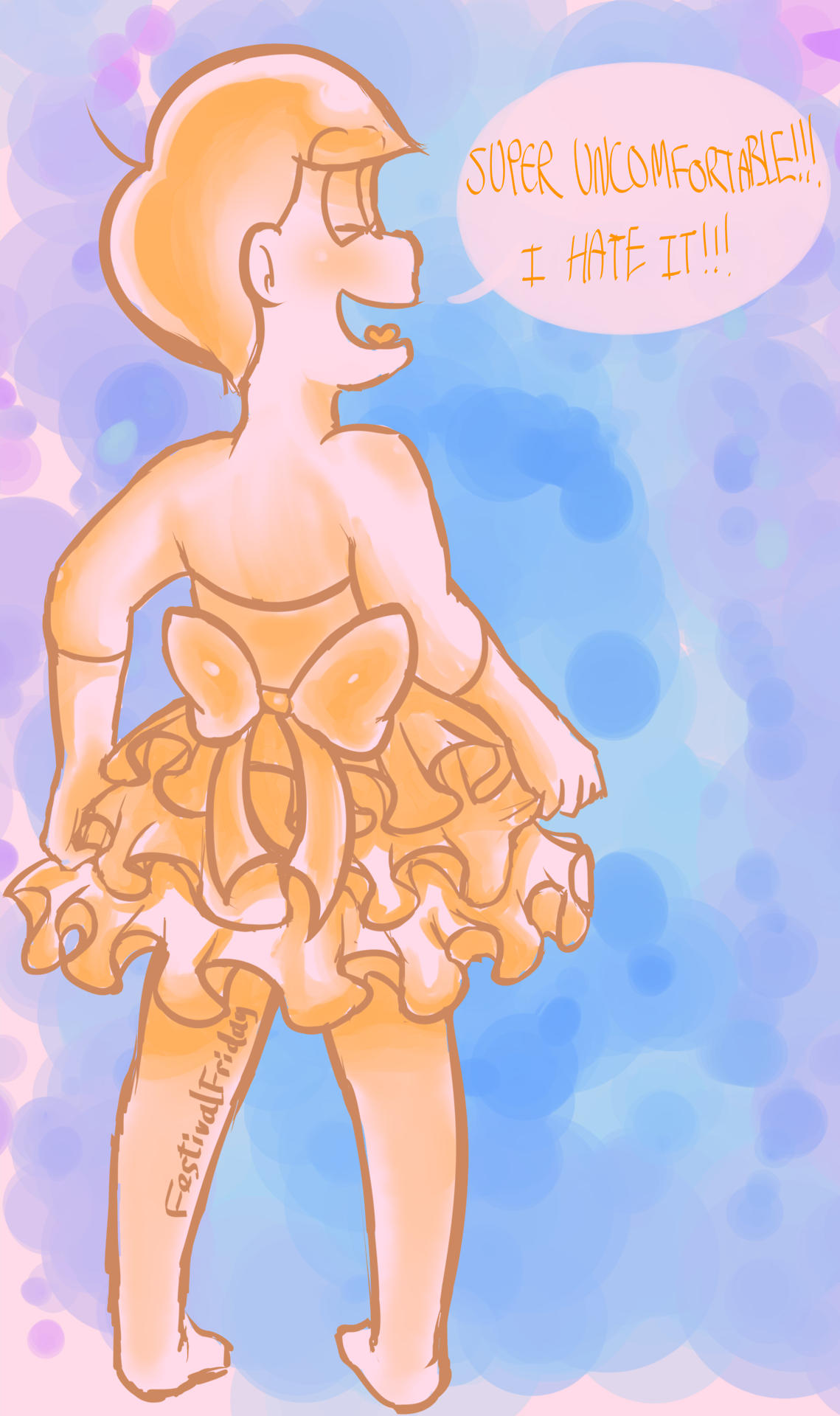 festivalfriday:  he gets a bit shy when he looks so pretty -v-bonus: