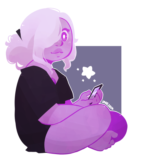 jacemp3:i had a nice lazy weekend i bet amethyst would enjoy[steven universe]