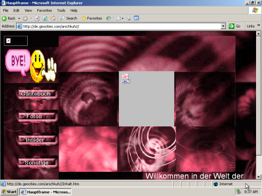 original url http://de.geocities.com/arschkuh2/ last modified 2004-01-12 16:27:15