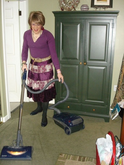 Happy housewife