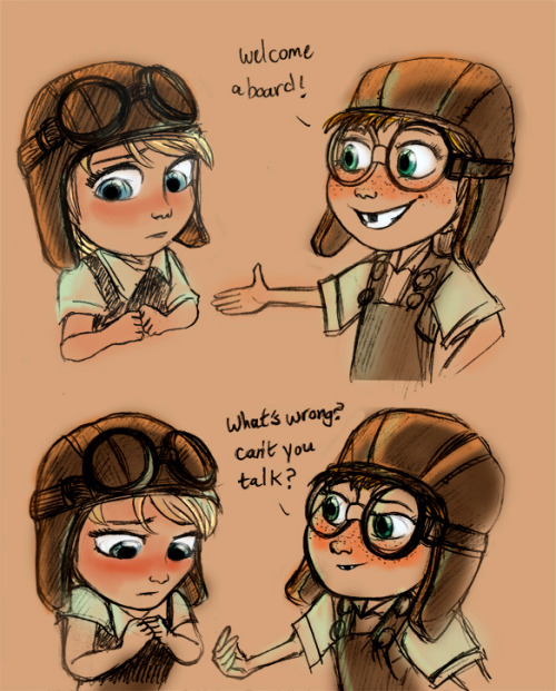 kookoo-nut:I re-watched Up today… Bonus: reminded me of Departures!Frohana