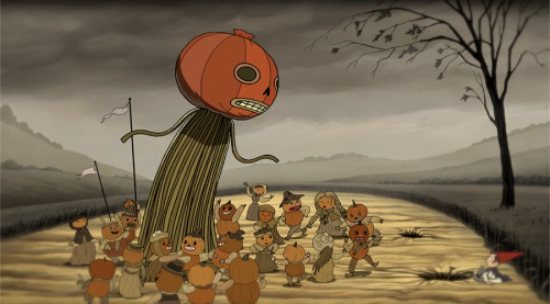 .”Over the Garden Wall”, Episode 2 — “Hard Times at the Huskin’ Bee” 
