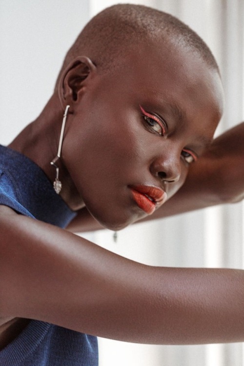 continentcreative:Grace Bol for Into the Gloss by Tom Newton, makeup by Nick Barose