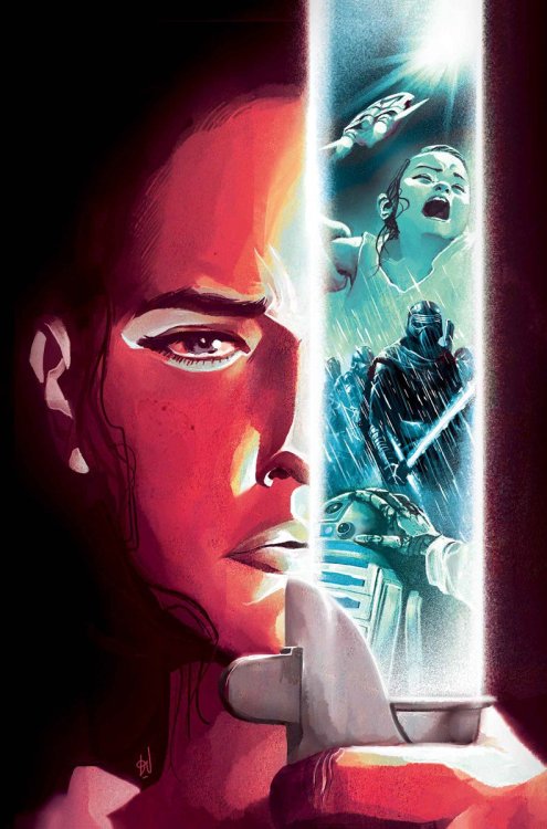 starwarsnonsense: Stunning cover art by Mike del Mundo for Star Wars: The Force Awakens #4. I’