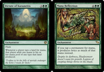 Ask a Magic Judge — Does Dictate of Karametra and Mana Reflection...