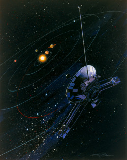 humanoidhistory:  TODAY IN HISTORY: NASA’s Pioneer 10 space probe crossed the orbit of Neptune, June 13, 1983.