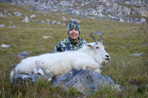 John Bielak of Whale Tail Outdoors harvested this Mountain Goat in Colorado unit G15 during the second rifle season.